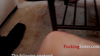 From peeping tom to pussy filling champion step sis reverse gangbang