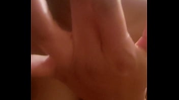 Playing in the bathroom