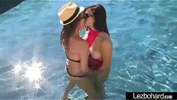 Sex tape with sexy hot lesbian teen horny girls clip 12