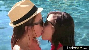 Sex tape with sexy hot lesbian teen horny girls clip 12