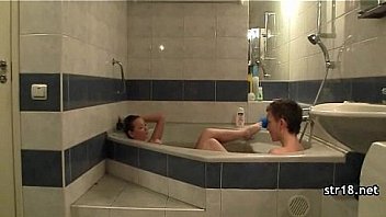 Amateur teen couple having sex