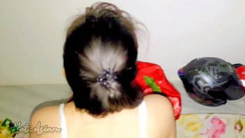 Nigh cock exercise with chubby hot asian girl pov