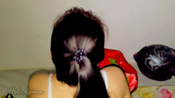 Nigh cock exercise with chubby hot asian girl pov