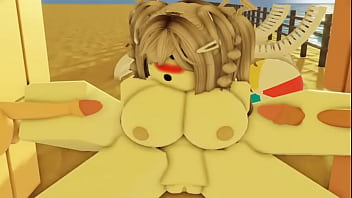 Roblox girl fucked and seduced in bay