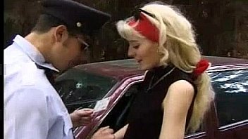 Blonde fucked outdoors