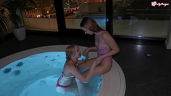 I'm bored can i lick your pussy two wet and horny 19 year old blondes in bikinis in hot lesbian sex