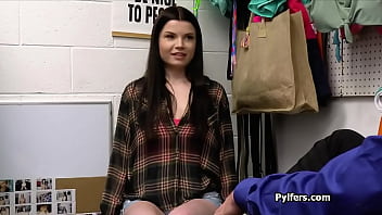 Quickie in the backroom with bigtit teen thief