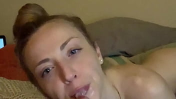 Extra long bj sucking him dry