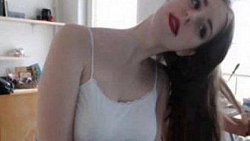 Hot woman plays with her ass with a toy