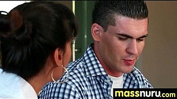 Nuru massage ends with a hot shower fuck 21