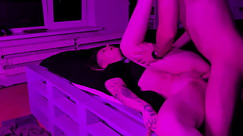 Lovely evening fuck a beautiful end to a hard day pussy licking missionary