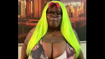 Purple bun lime green hair and my bikini halloween is coming