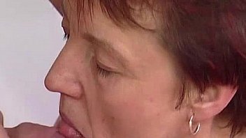 Redhead granny getting fucked