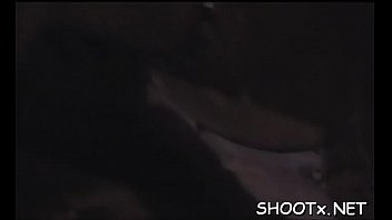 That babe gets a hard meat for dinner