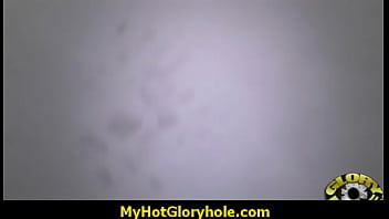 Hot babe sucking a black cock 6