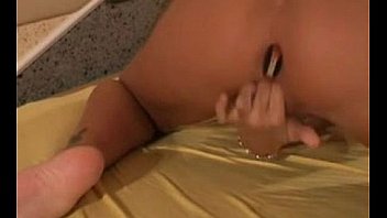 Mobile phone in pussy and ass Mobile phone in pussy and ass