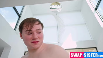 Girls and the boys take the art project into swapping swapsister