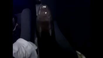 My big black cock with it