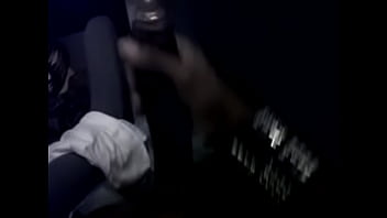 My big black cock with it