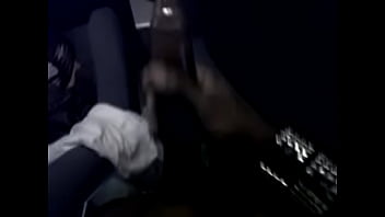 My big black cock with it