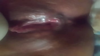 Latina mom milf pleasuring herself