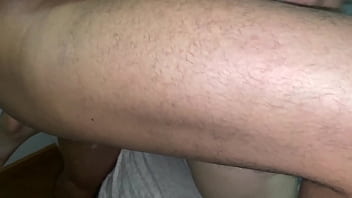 Redhead with a big tass giving pussy tea and letting it play inside