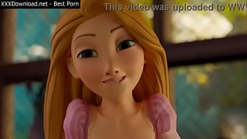 Rapunzel in the tower sucks a prince off