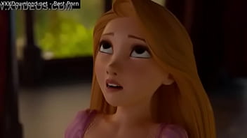 Rapunzel in the tower sucks a prince off