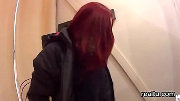 Attractive czech girl gets teased in the mall and nailed in pov