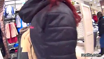 Attractive czech girl gets teased in the mall and nailed in pov