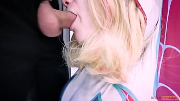 Rough facefuck and anal for gwen stacy ゼンタイ bella hentaigirl