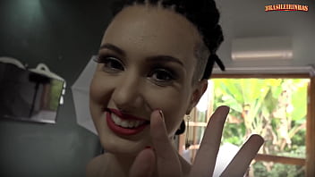 Sexy brunette teasing you