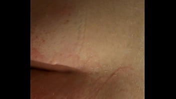 Fucking with a handcuff buttplug