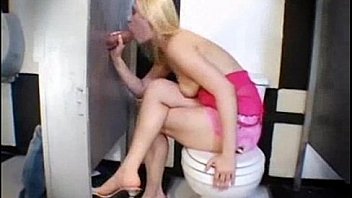 Gloriya fucked in hole at toilet