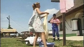 Teenager with round ass banged by farmer