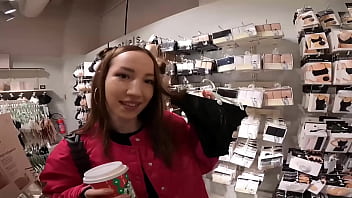 Risky fuck in the dressing room cumshot in mouth Risky fuck in the dressing room cumshot in mouth