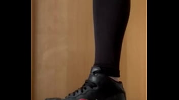 Crushing and stomping a apple