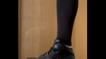 Crushing and stomping a apple