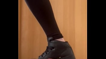 Crushing and stomping a apple