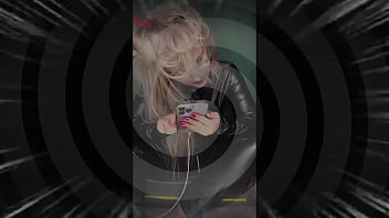 Sissy's secretsissy in panties at office