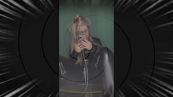 Sissy's secretsissy in panties at office