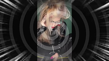 Sissy's secretsissy in panties at office