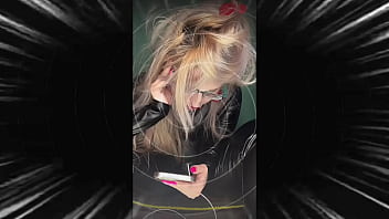 Sissy's secretsissy in panties at office