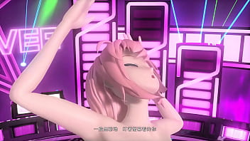 Megurine luka desnuda con tetas enormes