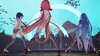 Kancolle girls naked show mmd by dianon