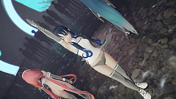 Kancolle girls naked show mmd by dianon