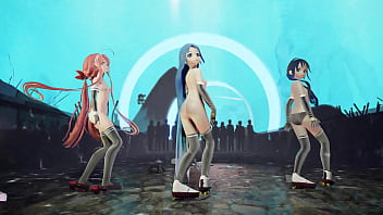 Kancolle girls naked show mmd by dianon