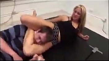 Mixed wrestling powerfull girl p2