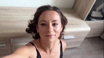 Cute milf cassiemua showing you her new black lingerie