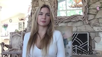 Blonde teen blowing delicious boner